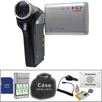 Aiptek ISDV2.4 Flash Memory Camcorder Advanced Kit (Black)