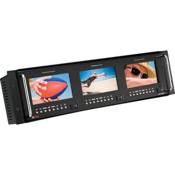 TV One LM-503HD Triple 5" HDTV Color Monitor