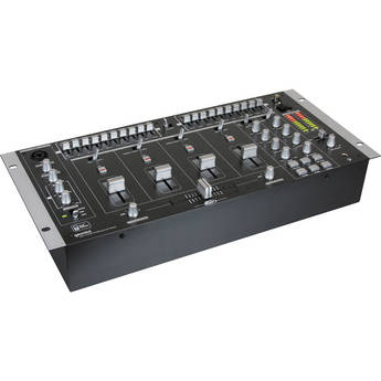 Gemini MM-2400 4-Channel Rack Mounted DJ Mixer with Sound Effects