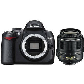Nikon D5000 Digital SLR Camera w/ 18-55mm f/3.5-5.6G VR AF-S DX  Kit