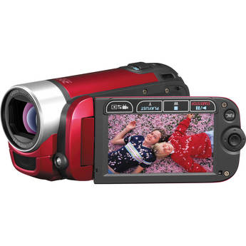 Canon FS300 Flash Memory Camcorder (Red)