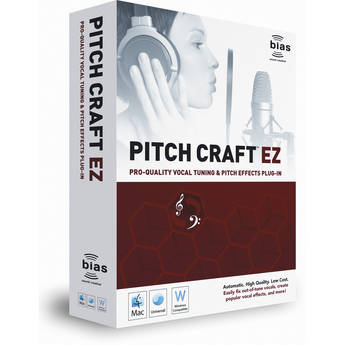 Bias PitchCraft EZ - Vocal Tuning/Effects Plug-In (Educational Institution Discount - 5 Station Lab Pack)
