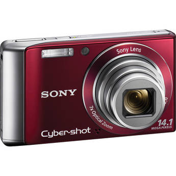 Sony C�mera Digital Cyber-shot DSC-W370 (Vermelha)