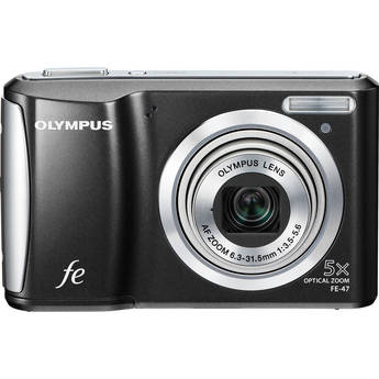 Olympus FE-47 Digital Camera (Black)