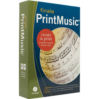 MakeMusic Finale PrintMusic 2010 - Music Notation and Composition Software