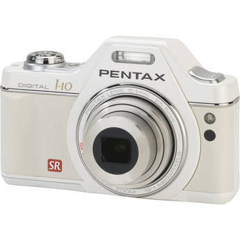 Pentax Optio I-10 Digital Camera (Pearl White)