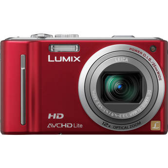 Panasonic LUMIX DMC-ZS7 (Red) Digital Camera