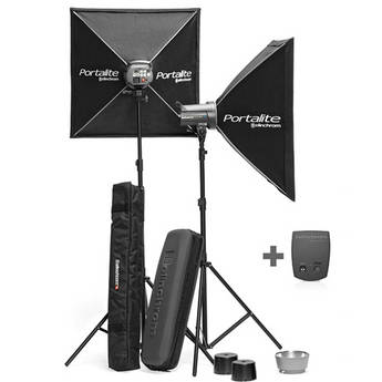 Elinchrom D-Lite-4 IT 400Ws 2-Light To Go Set (90-260VAC)