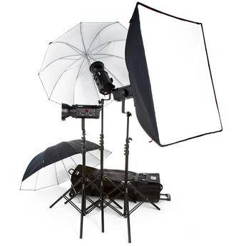 Bowens Gemini 500R 3-Light Umbrella/Softbox Kit (230VAC)