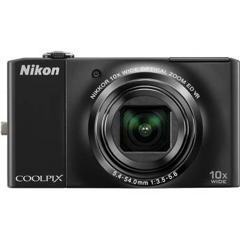 Nikon Nikon CoolPix S8000 Digital Camera (Black)