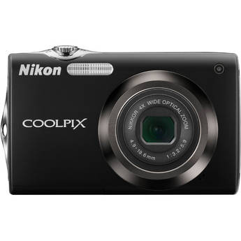 Nikon Nikon CoolPix S3000 Digital Camera (Black)