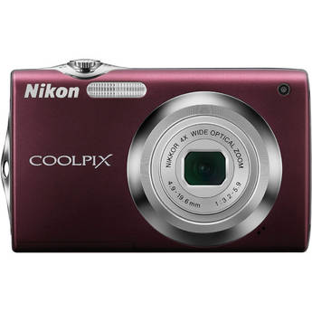 Nikon Nikon CoolPix S3000 Digital Camera (Plum)