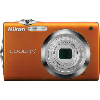 Nikon Nikon CoolPix S3000 Digital Camera (Orange)
