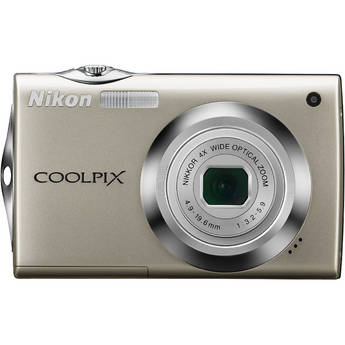 Nikon Coolpix S4000 Digital Camera (Silver)