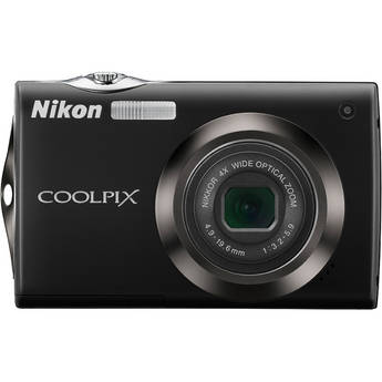 Nikon Coolpix S4000 Digital Camera (Black)