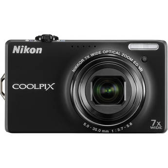 Nikon C�mera Digital Nikon CoolPix S6000 (Preta)