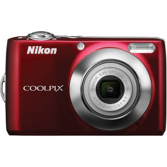 Nikon Coolpix L22 Digital Camera (Red)