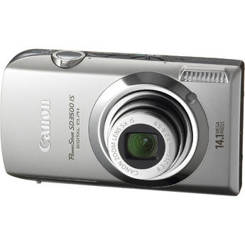Canon C�mera PowerShot SD3500 IS Digital ELPH (Prata)