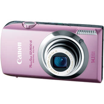 Canon PowerShot SD3500 IS Digital ELPH Camera (Pink)
