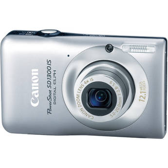 Canon PowerShot SD1300 IS Digital ELPH Camera (Silver)