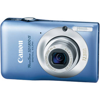 Canon PowerShot SD1300 IS Digital ELPH Camera (Blue)