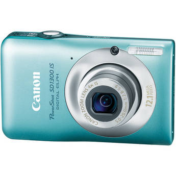 Canon PowerShot SD1300 IS Digital ELPH Camera (Green)