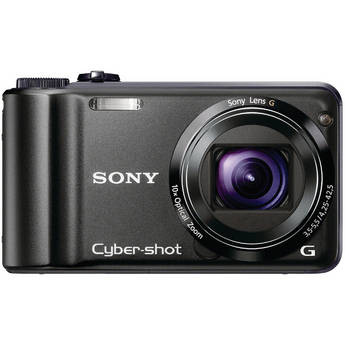 Sony Cyber-shot DSC-H55 Digital Camera (Black)