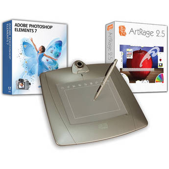 Adesso CyberTablet Z7 Graphics Tablet with Adobe Photoshop Elements 7 & ArtRage 2.5