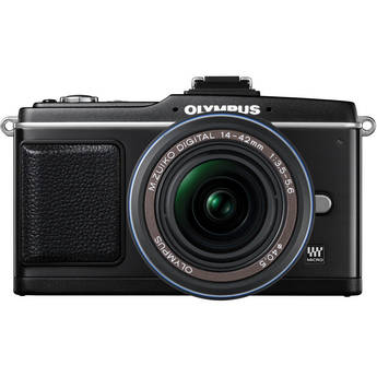 Olympus E-P2 Pen Digital Camera w/ 14-42mm Zuiko Lens (Black)