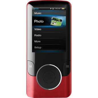 Coby MP707 MP3 Player (Red)