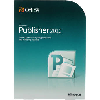 Microsoft Publisher 2010 Software