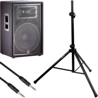JBL JRX115 15" 2-Way Passive Speaker Kit with Stand