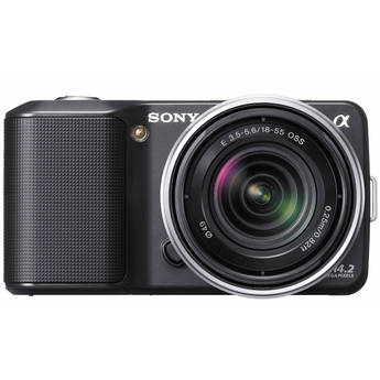 Sony Alpha NEX-3 Interchangeable Lens Digital Camera w/18-55mm Lens (Black)