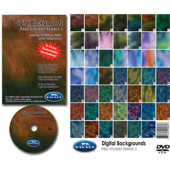 Savage DVD-ROM: Digital Backgrounds (Pro Studio Series 1)
