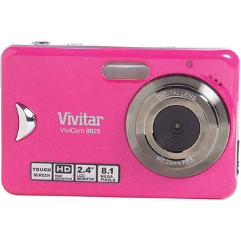 Vivitar ViviCam 8025 Point-and-shoot Digital Camera (Pink)