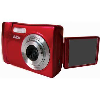 Vivitar ViviCam X018 Digital Camera (Strawberry)