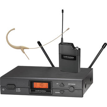 Audio-Technica ATW-2192a Wireless Headworn Microphone System (Beige)