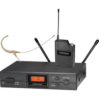 Audio-Technica ATW-2192a Wireless Headworn Microphone System (Beige)
