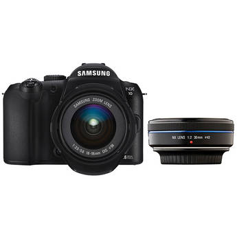 Samsung NX-10 Digital Camera with 18-55mm & 30mm Lenses