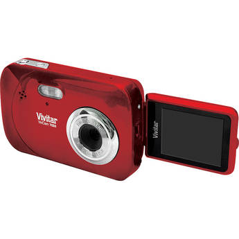 Vivitar iTwist 7028 Digital Camera (Strawberry)