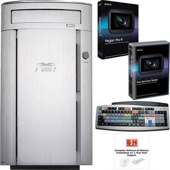 B&H Photo Mac Pro Workstation Rain Solstice Pro/Sony Vegas Pro 9 Turnkey System