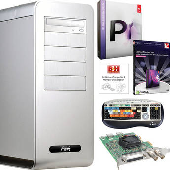 B&H Photo PC Pro Workstation Rain Venturi Pro/Adobe Premiere Pro CS5.5/Blackmagic DeckLink Studio 2 Turnkey System