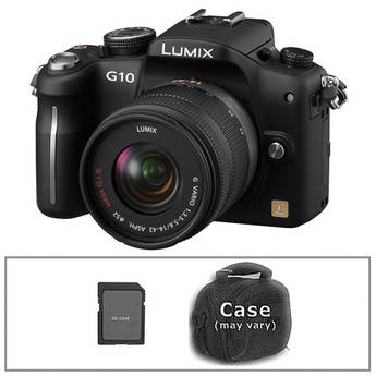 Panasonic DMC-G10 Interchangeable Lens System Digital Camera with Basic Kit