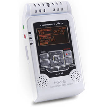 Jammin HR-5 Handheld Digital Audio Recorder (White)