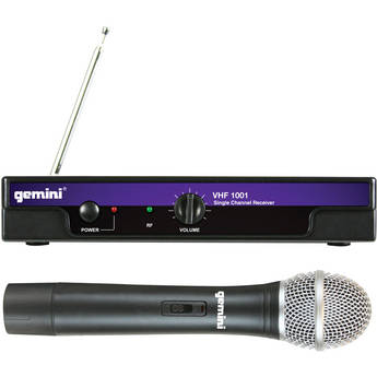 Gemini VHF-1001M VHF Wireless Handheld Microphone System