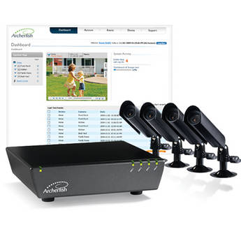 Archerfish Archerfish Quattro Intelligent H.264 Video Monitoring & Recording System (Ivory)