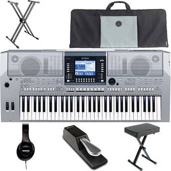 Yamaha PSR-S710 61-Key Arranger Workstation Keyboard Value Bundle Kit