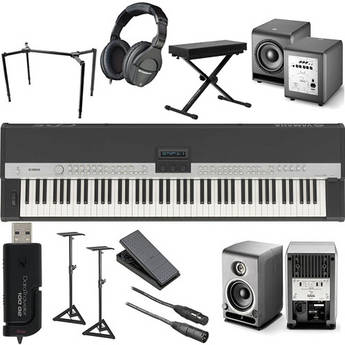 Yamaha CP5 High-Performance 88-Key Stage Piano Complete Bundle Kit