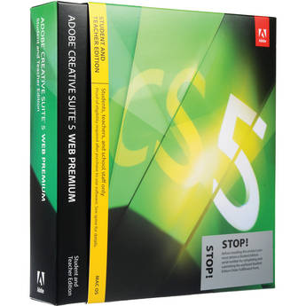 Adobe Creative Suite 5 Web Premium Software for Mac (Student and Teacher Edition)