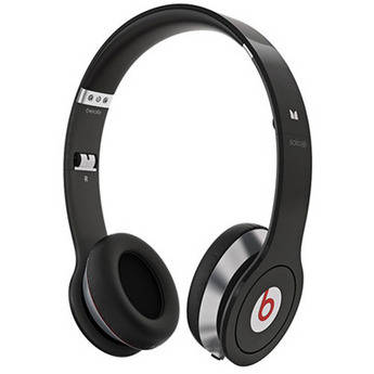 Monster Power Beats by Dr. Dre Solo HD On-Ear Headphones with ControlTalk (Black)